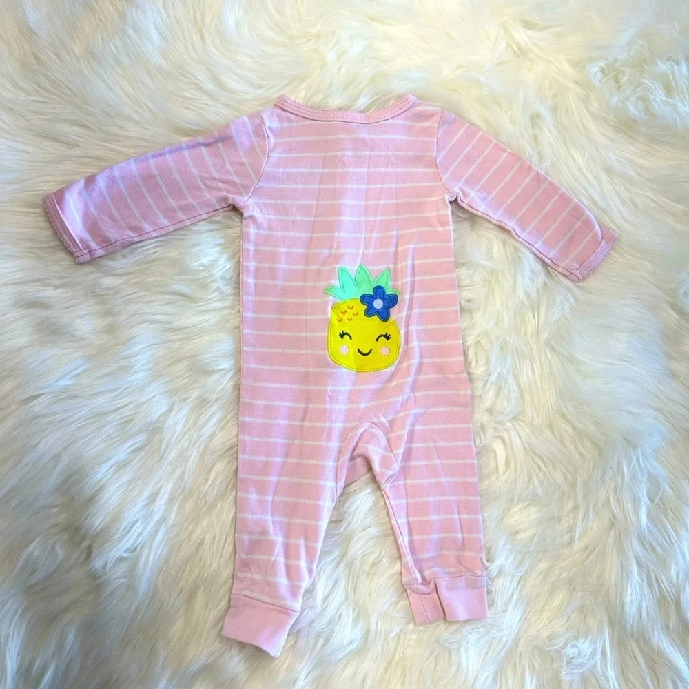 5/$30 Carter’s 3 Month Baby Girl Footies Sleep & Play